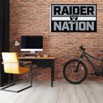 Rico Industries NFL Football Las Vegas Raiders Bold 3' x 5' Banner Flag Single Sided - Indoor or Outdoor - Home Décor
