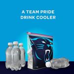 Ziploc Slider Storage Gallon Bag, Great for grab-and-go snacking, tailgating or homegating, 20 Count- NFL North Carolina Panthers