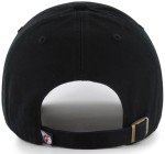 47 MLB Black White Primary Logo Clean Up Adjustable Strap Hat Cap, Adult One Size Fits All (Cleveland Guardians)