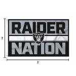 Rico Industries NFL Football Las Vegas Raiders Bold 3' x 5' Banner Flag Single Sided - Indoor or Outdoor - Home Décor