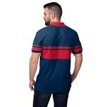 FOCO NFL Houston Texans Football Team Logo Cotton Stripe Polo Shirt, Team Color, X-Large