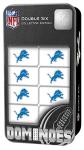Masterpieces Officially Licensed NFL Detroit Lions 28 Piece Dominoes Game for Adults, For Ages 6+