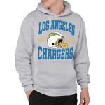 Junk Food Clothing x NFL - Los Angeles Chargers - Team Helmet - Unisex Adult Pullover Fleece Hoodie for Men and Women - Size X-Large