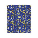 Pegasus Home Fashions Los Angeles Rams 50'' x 60'' Collage Icons Polar Fleece Blanket
