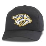 AMERICAN NEEDLE Unisex Nashville Predators Officially Licensed NHL Roscoe Adjustable Snapback Baseball Hat (EM009A-NAP-BLK)
