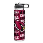 Rico Industries NFL Football Arizona Cardinals 22oz Stainless Steel Tumbler with Lid - Great For Coffee, Tea, Water or Cocktails