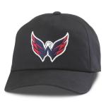 AMERICAN NEEDLE Unisex Washington Capitals Officially Licensed NHL Roscoe Adjustable Snapback Baseball Hat (EM009A-WAC-BLK)