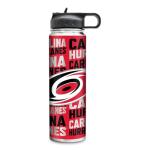 Rico Industries NHL Hockey Carolina Hurricanes 22oz Stainless Steel Tumbler with Lid - Great For Coffee, Tea, Water or Cocktails