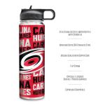 Rico Industries NHL Hockey Carolina Hurricanes 22oz Stainless Steel Tumbler with Lid - Great For Coffee, Tea, Water or Cocktails
