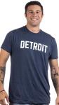 Detroit - Classic Retro City Navy Detroiter 313 Cool Michigan Men Women T-Shirt-(Navy Men,XL)