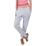 Ultra Game WNBA Official Womens Velvet Plush Jogger Sweatpants, New York Liberty, Heather Gray, Large