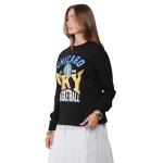 Ultra Game WNBA Official Unisex Super Soft Oversized Crewneck Sweatshirt, Chicago Sky, Sand, Medium