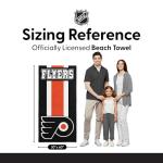 Northwest NHL Philadelphia Flyers Beach Towel, 30" x 60", Zone Read
