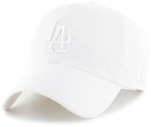 47 Brand MLB White White Primary Logo Clean Up Adjustable Baseball Cap Hat, Adult One Size Fits All - Los Angeles Dodgers White