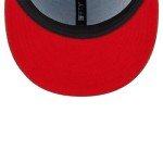 New Era Arizona Diamondbacks 59FIFTY Blue Agave Collection Faux Leather Visor Fitted Cap, Hat (US, Numeric, 7 3/4, Blue)