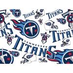 Tervis NFL Tennessee Titans All Over Tumbler With Lid, 24 oz, Clear