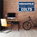 Rico Industries NFL Football Indianapolis Colts Bold 3' x 5' Banner Flag Single Sided - Indoor or Outdoor - Home Décor