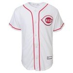 Elly De La Cruz Cincinnati Reds MLB Kids Youth 8-20 White Home Player Jersey (8)