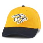 AMERICAN NEEDLE Nashville Predators Blue Line Adjustable Buckle Strap Baseball Dad Hat (40742B-NAP-GDNV)