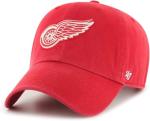 47 NHL Team Color Alternate Primary Logo Clean Up Adjustable Cap Dad Hat, Adult One Size Fits All - Detroit Red Wings Red