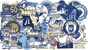 50 PCS Kansas City American Royals Stickers Pack Baseball Stickers for Water Bottle, Laptop, Bicycle, Computer, Motorcycle, Travel Case, Car Decal Decoration Sticker