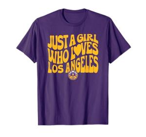 WNBA Just A Girl Who Loves Los Angeles Sparks T-Shirt