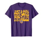 WNBA Just A Girl Who Loves Los Angeles Sparks T-Shirt