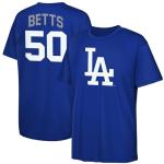 Mookie Betts Los Angeles Dodgers MLB Kids 4-20 Blue Official Name & Number Performance Jersey T-Shirt (US, Numeric, 14, 16, Regular, Mookie Betts Los Angeles Dodgers Blue)