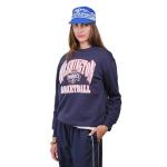 Ultra Game WNBA Official Womens Super Soft Oversized Crew Sweatshirt, Washington Mystics, Team Color, X-Large