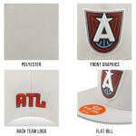 Ultra Game WNBA Official Adults Snap Back 3D Embroidered Baseball Cap Hat, Phoenix Mercury, Team Color, One Size