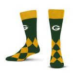 For Bare Feet Unisex NFL Green Bay Packers Big Diamond Team Color Socks OSFM