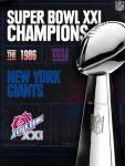 Super Bowl XXI Champions - The 1986 New York Giants