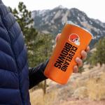 Rico Industries NFL Football Cleveland Browns 18oz Soft Touch, Easy Grip Tumbler