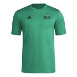 Adidas Mens Austin FC Pre-Game Short Sleeve Soccer T-Shirt,Kelly/Austin Fc,Large