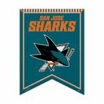 Rico Industries NHL Hockey San Jose Sharks 18" X 24" Rafter Felt Pennant