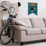 Rico Industries NHL Hockey San Jose Sharks 18" X 24" Rafter Felt Pennant