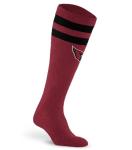 For Bare Feet NFL ARIZONA CARDINALS Cozy Feather Compression Varsity Stripe Team Color Small/Medium