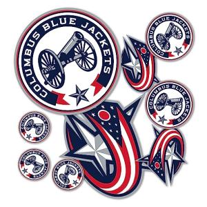 Desert Cactus Columbus Blue Jackets Team NHL National Hockey League Sticker Vinyl Decal Laptop Water Bottle Car Scrapbook (Type 1-1)