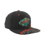 Minnesota Wild NHL Officially Licensed Adjustable Snapback Hat Flat Bill Z11 Bolt