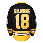 18 Happy Gilmore Hockey Jersey for Men,Boston Adam Sandler 1996 Movie Ice Hockey Jersey Black S-3XL (18 Black,Medium)