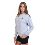 Ultra Game WNBA Official Womens Velvet Plush Crew Sweatshirt, Las Vegas Aces, Heather Gray, Medium