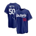 Custom Mens/Women/Youth Los Angeles Navy Mookie Betts Baseball Stitched T-Shirt for Sports Fan