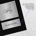 HWC Trading Nicolò Barella Inter Milan Gifts Printed Signed Autograph Picture for Soccer Fans and Supporters - US Letter