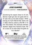 2023 Topps Stars of the MLB #SMLB-7 Jose Ramirez Cleveland Guardians Baseball Trading Card