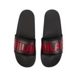 A.C. Milan Unisex Ciabatte Con Fascia Beach Home Slippers Official Product, black, 7.5-8