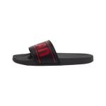 A.C. Milan Unisex Ciabatte Con Fascia Beach Home Slippers Official Product, black, 7.5-8