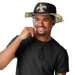 FOCO New Orleans Saints NFL Cropped Big Logo Hybrid Boonie Hat