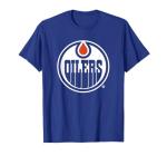 Edmonton Oilers Icon Royal Blue Officially Licensed T-Shirt