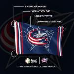 Desert Cactus Columbus Blue Jackets Flag NHL 100% Polyester Indoor Outdoor 3x5 feet National Hockey League Team Flags (Flag B)