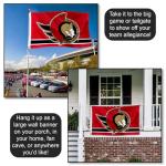 WinCraft Ottawa Senators Red 3x5 Feet Banner Flag